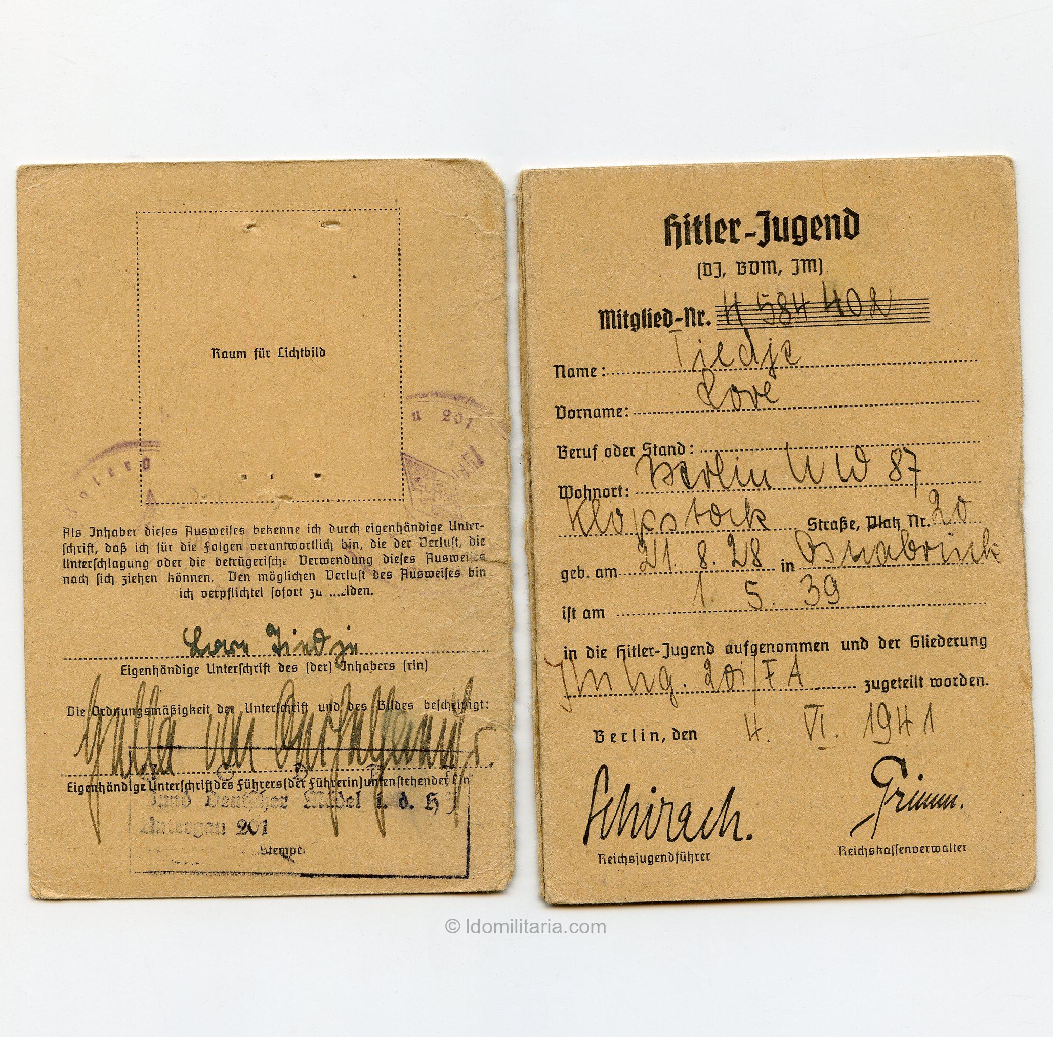 BDM Lot to Tiedje Lore Honor Bann Herbert Norkus (203) - Image 4