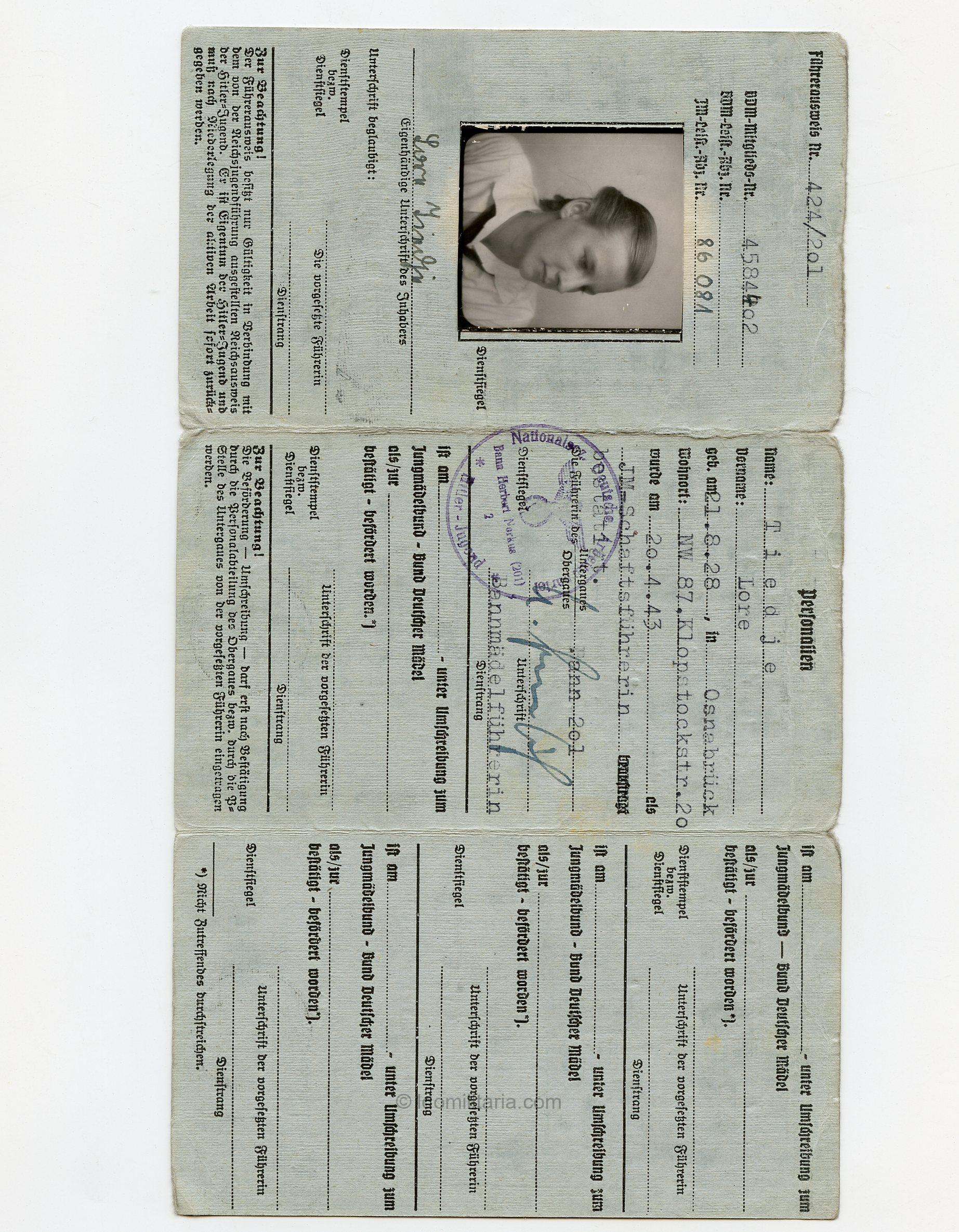 BDM Lot to Tiedje Lore Honor Bann Herbert Norkus (203) - Image 3