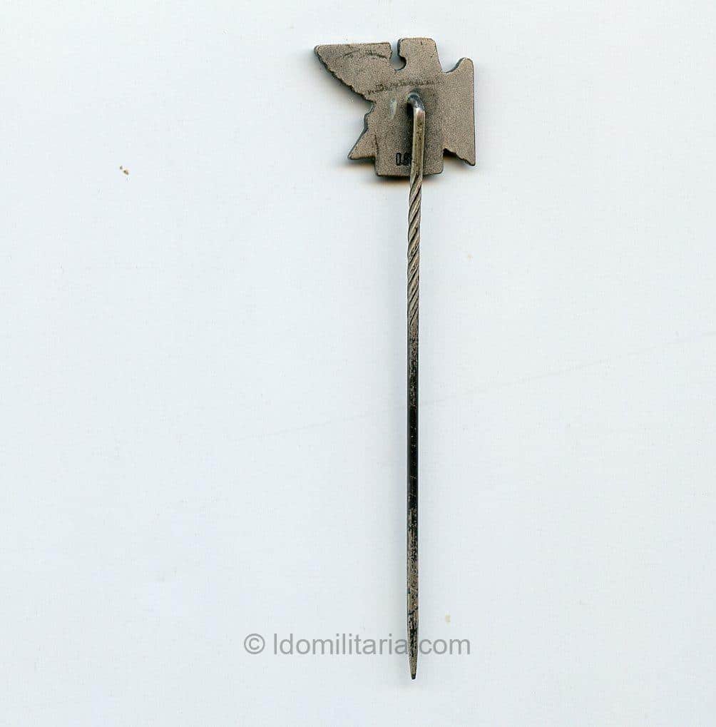 Gau Thüringen honor badge miniature ''800'' silver - Image 2