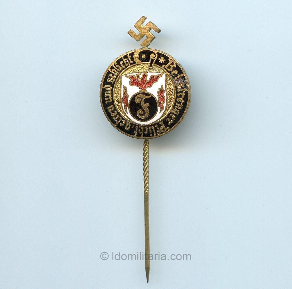Reichsbund Deutscher Feuerwerker 3th pattern membership stickpin