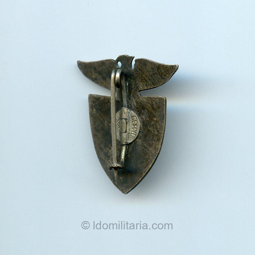 Rare NSLB 1933 badge ‘800’ silver – Ges. Gesch. - Image 2