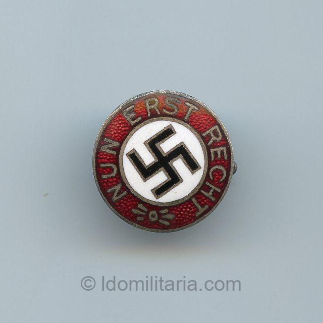 NSDAP Nun Erst Recht slogan badge 18mm
