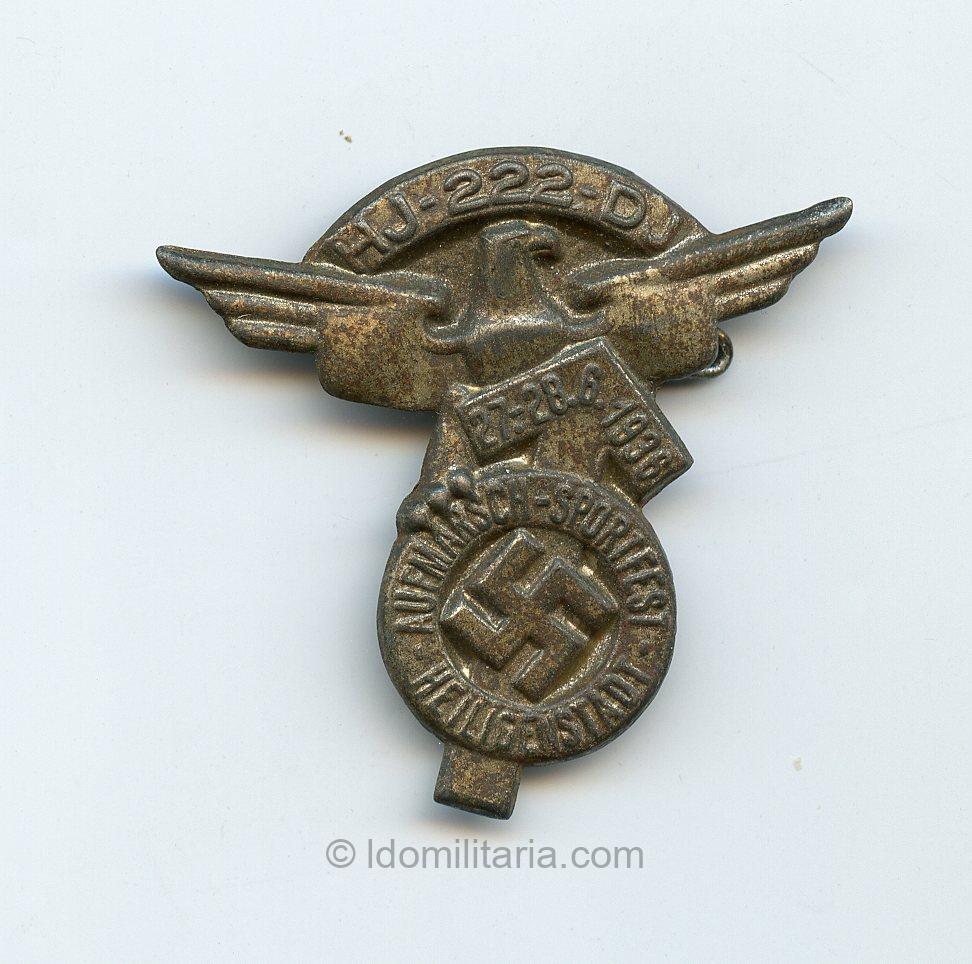 HJ/DJ bann 222 sportfest 1936 tinnie