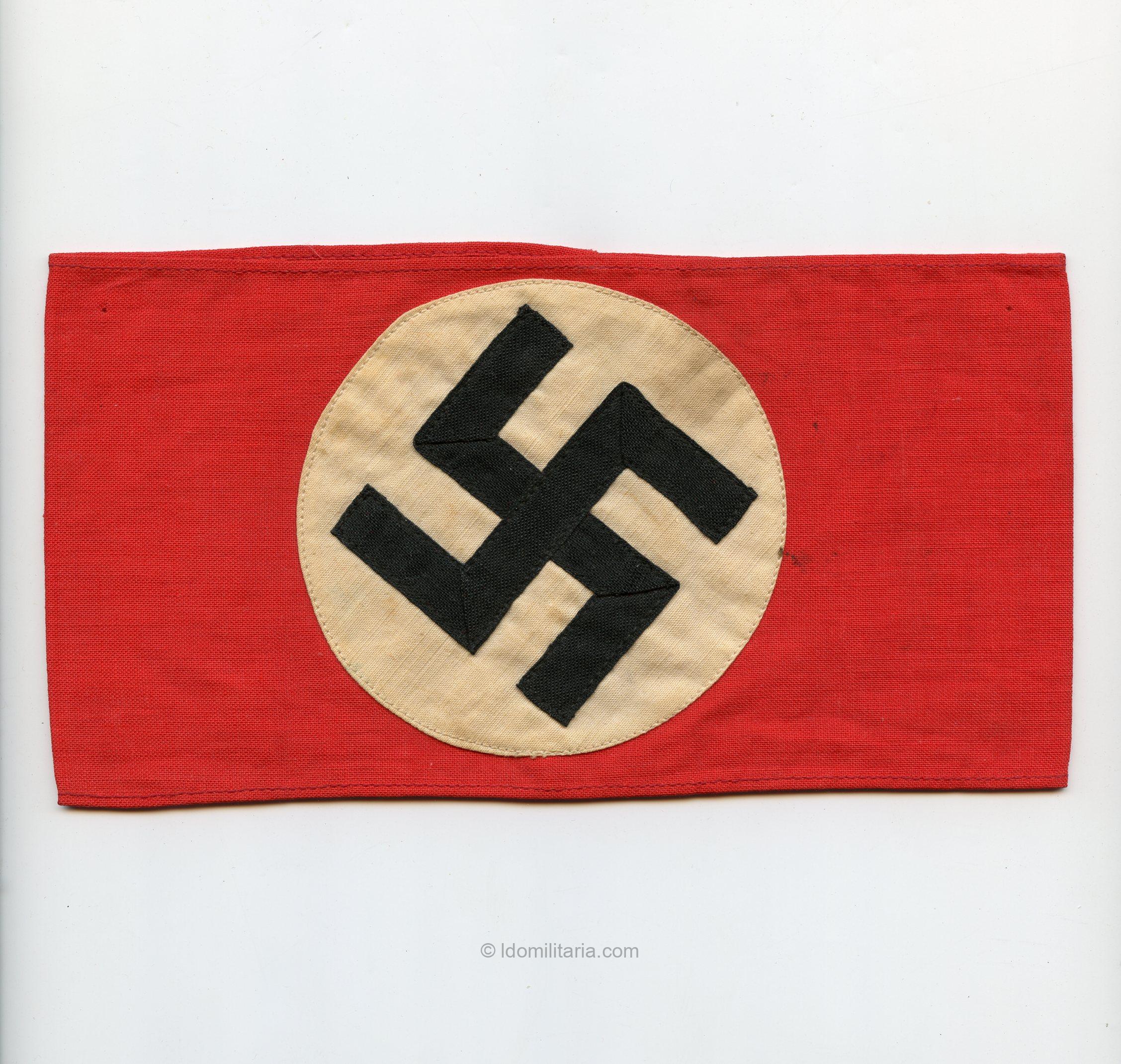 Thee-piece construction NSDAP Armband - RZM Tagged