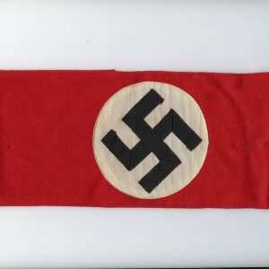 Three-piece construction wool NSDAP Armband - RZM Tagged