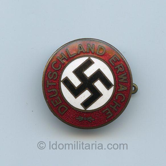 NSDAP Deutschland Erwache slogan badge