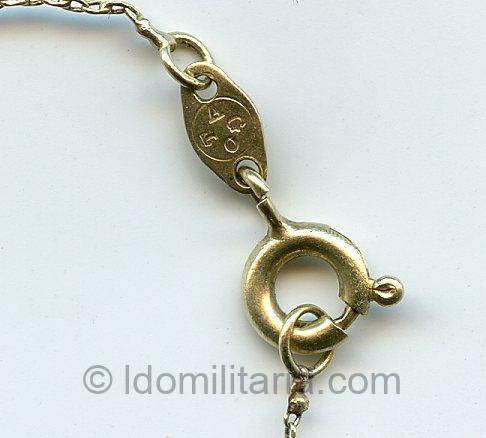 Period sympathie hanger '585' gold - A.G.T.O - Image 4