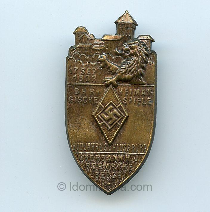 HJ Bergische Heimatspiele Oberbann Roemryke Berge 1933
