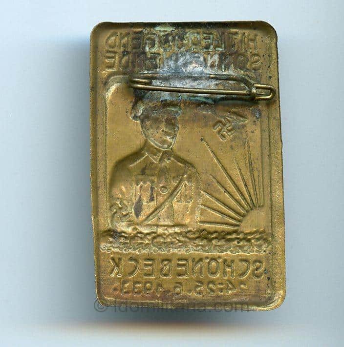 HJ Sonnenwende Schönebeck 1933 tinnie - Image 2