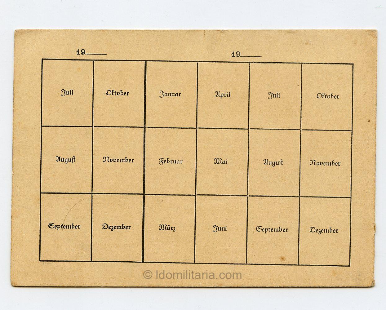 Rare Sport und Erholungsheim Des Gaues Essen der NSDAP in Winterberg (Sauerland) ID Card - Image 3