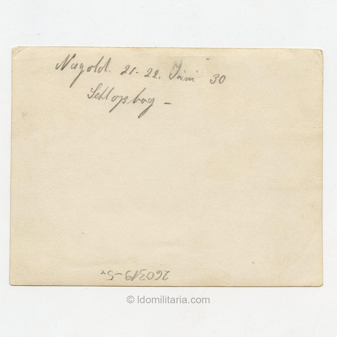 Rare private photo of 1930 NSDAP members with Deutschland erwache standarte - Image 2