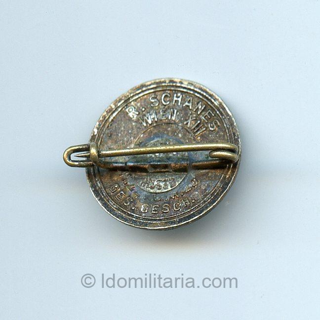 Rare full maker DJ membership badge - Rudolf Schanes, Wien - Image 2