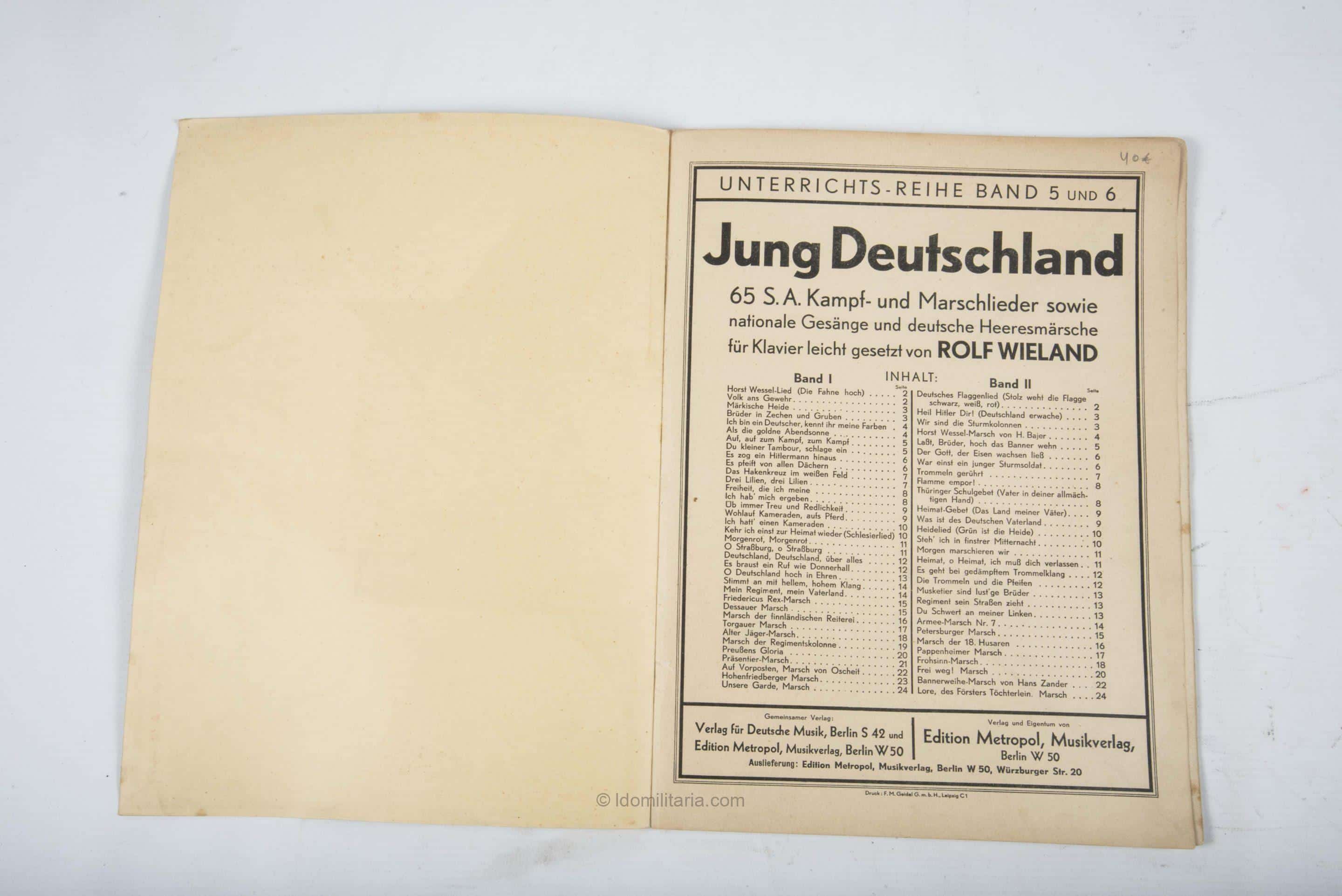 HJ Jung Deutschland song book - Image 4
