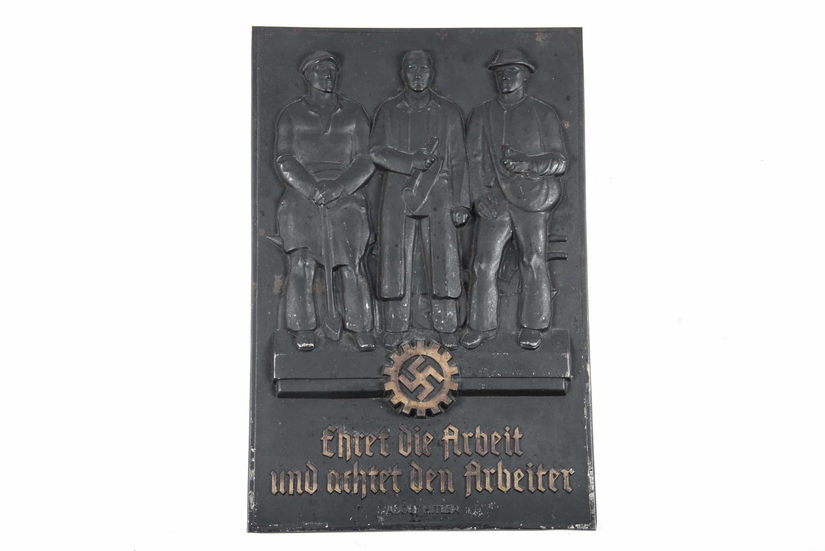 Large DAF Ehre Die Arbeit Und Achtet Den Arbeiter Plaque