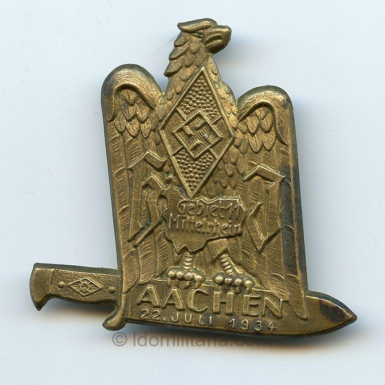 HJ Gebiet Mittelrhein Aachen tinnie