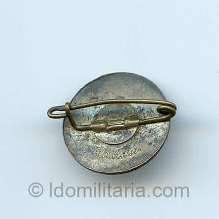 Rare Early NSDAP Membership badge 18mm - R.D.N.D.J. - Image 2