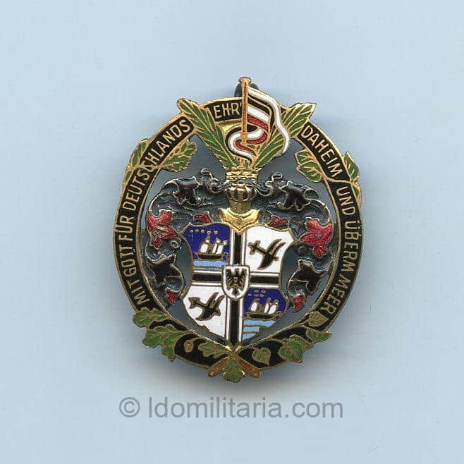 Deutsche Kolonialschule für Landwirtschaft, Handel und Gewerbe enamel badge