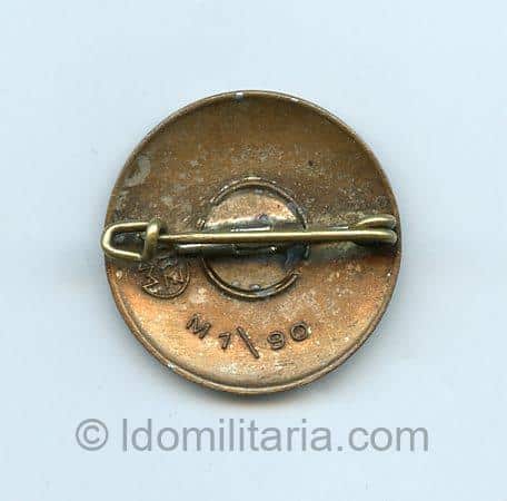 NSDAP Membership badge – Apreck & Vrage, Leipzig - Image 2