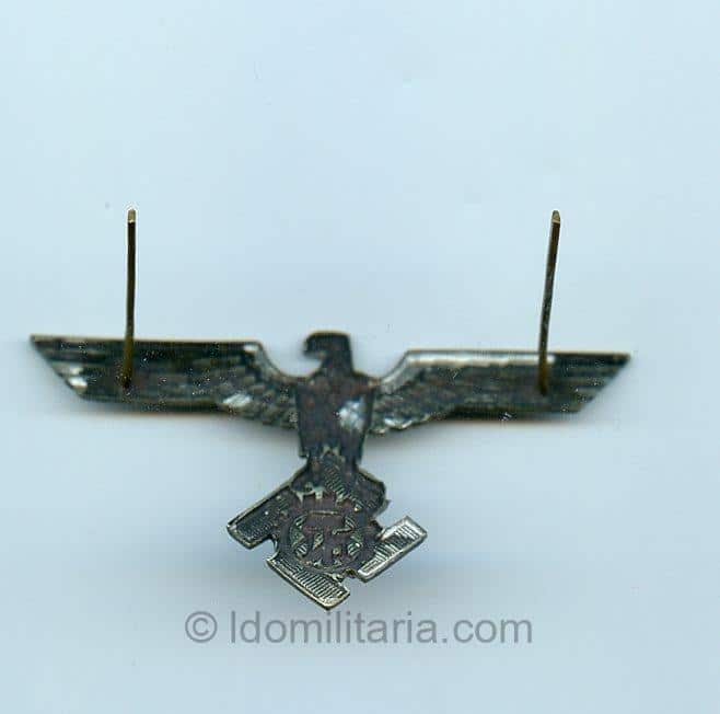 Early first pattern nickel silver TENO eagle - Image 2