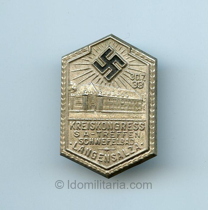 Rare SA-Treffen Kreiscongress Schwefelbad Langensalza tinnie