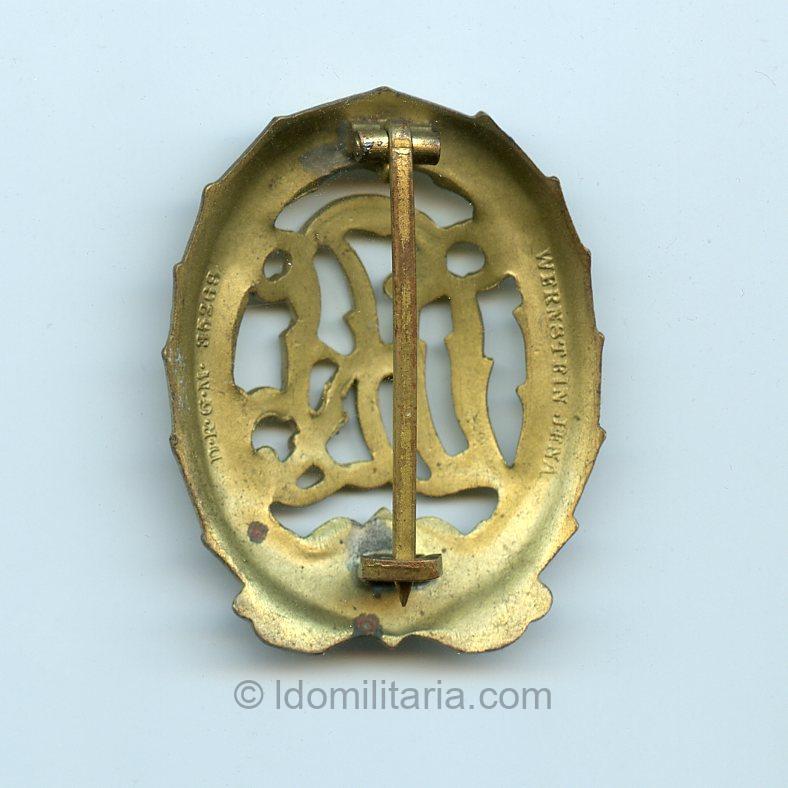 DRL Sport badge in gold - Hermann Wernstein, Jena - Image 2