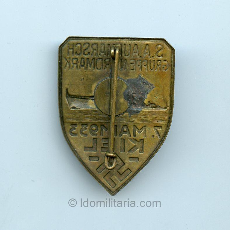 S.A. Aufmarsch Gruppe Nordmark – Kiel, 7. Mai 1933 tinnie - Image 2