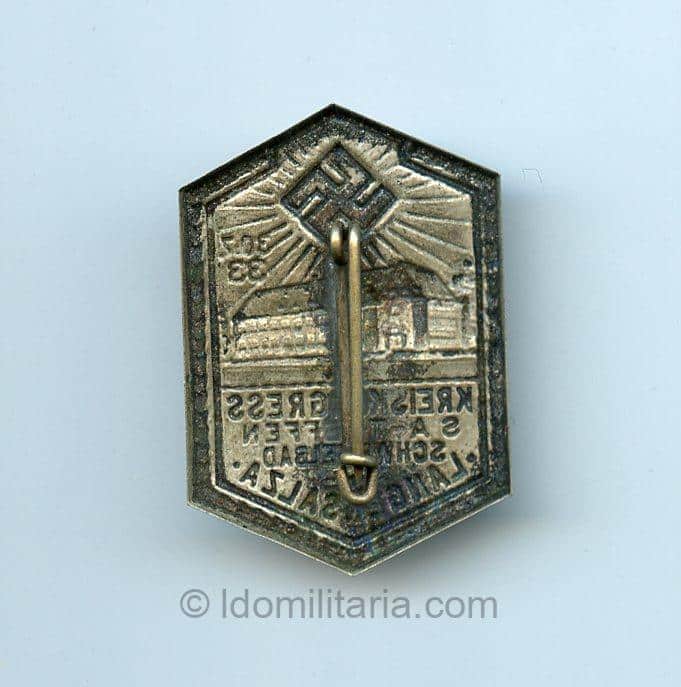 Rare SA-Treffen Kreiscongress Schwefelbad Langensalza tinnie - Image 2