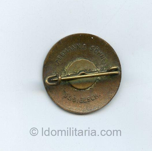 Early full maker NSDAP Membership Badge – Assmann & Söhne, Lüdenscheid - Image 2