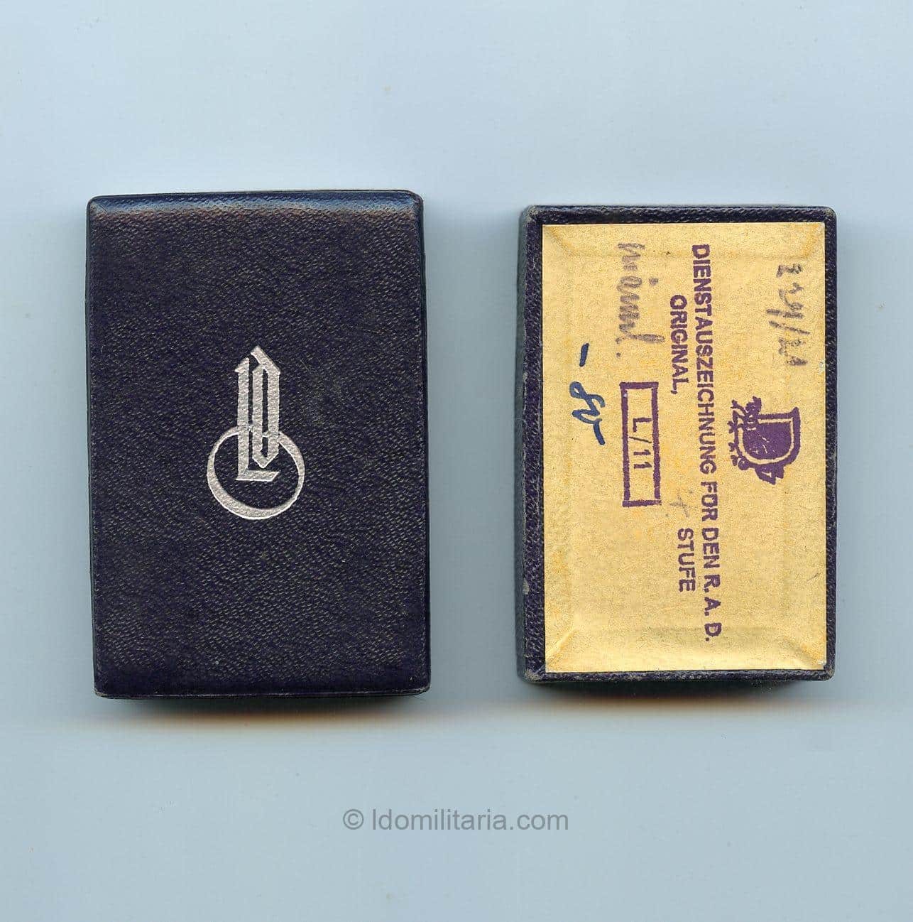 Extremely rare LDO etui RAD medal set by Wilhelm Deumer, Ludenscheid - Image 3