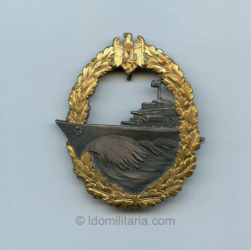 Kriegsmarine Destoryer badge - Schwerin, Berlin