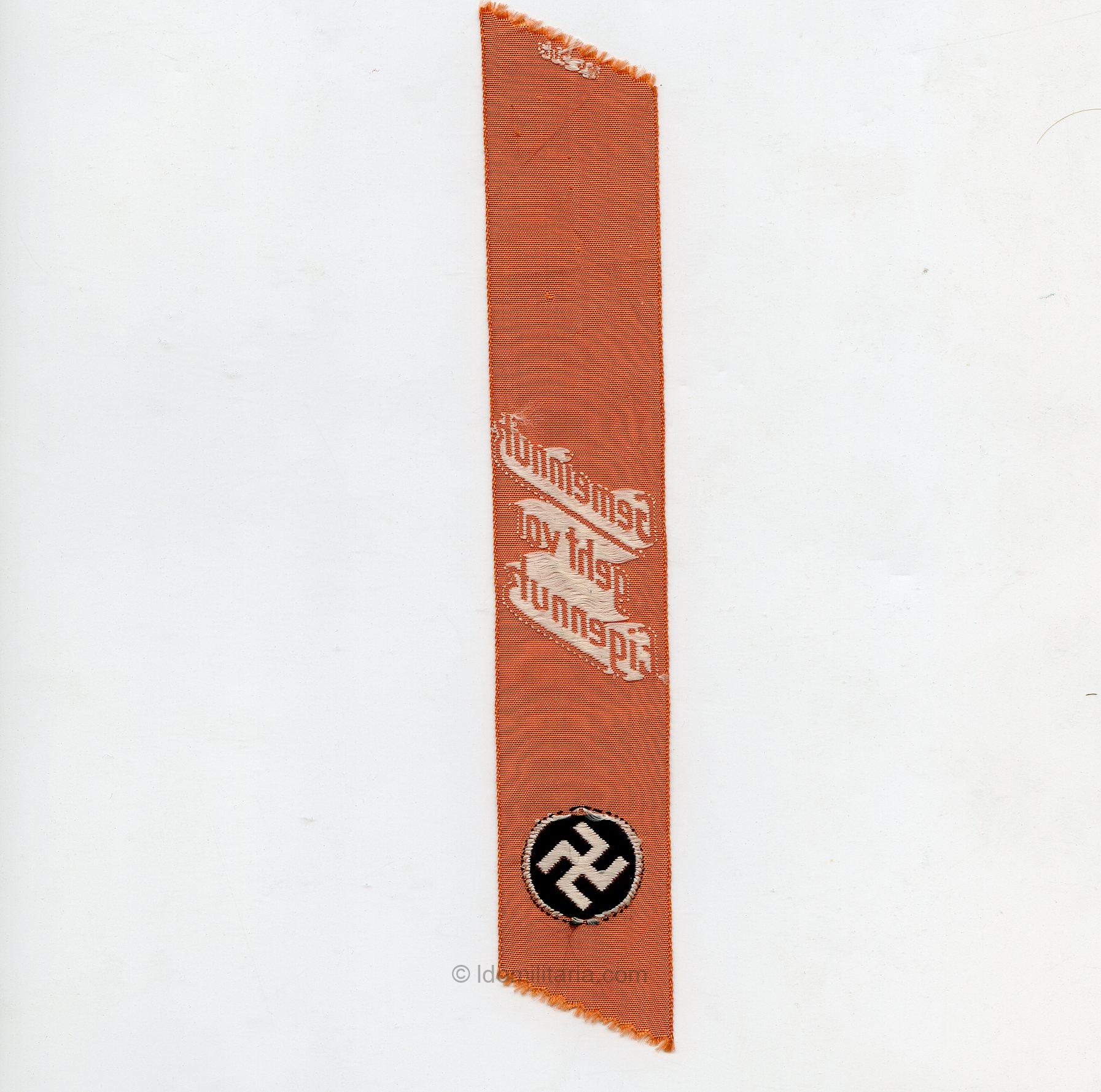 Third Reich-era Donation Ribbon – “Gemeinnutz geht vor Eigennutz” - Image 2