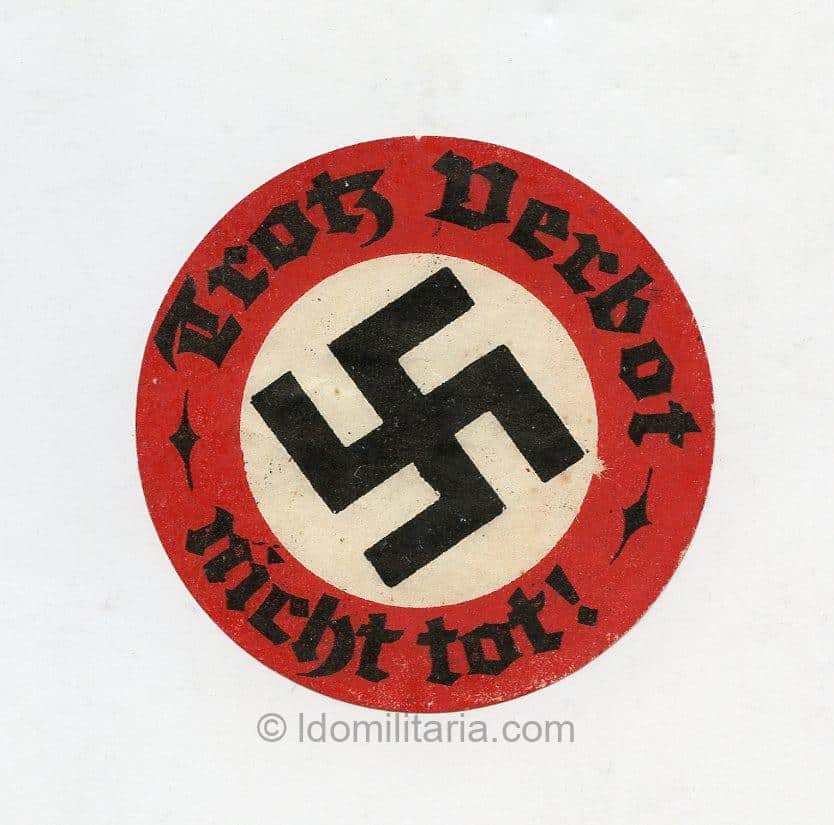 Rare Trotz Verbot Nicht Todt doorsticker
