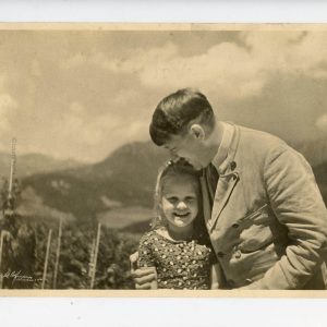 Original 1933 Hoffmann Photograph Large Size! – Hitler with Bernile Nienau (“The Führer’s Child”)