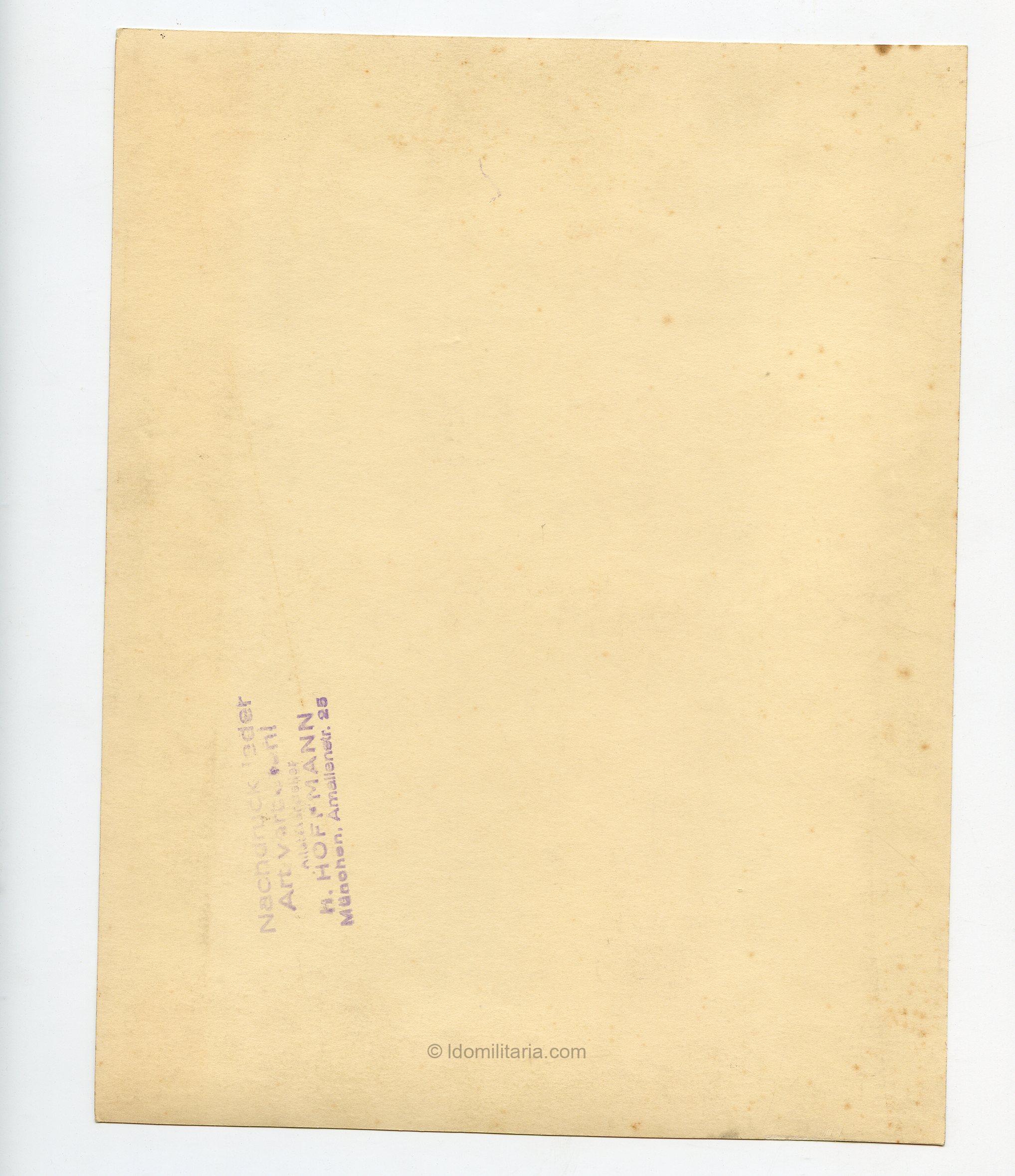 Original 1933 Hoffmann Photograph Large Size! – Hitler with Bernile Nienau (“The Führer’s Child”) - Image 3