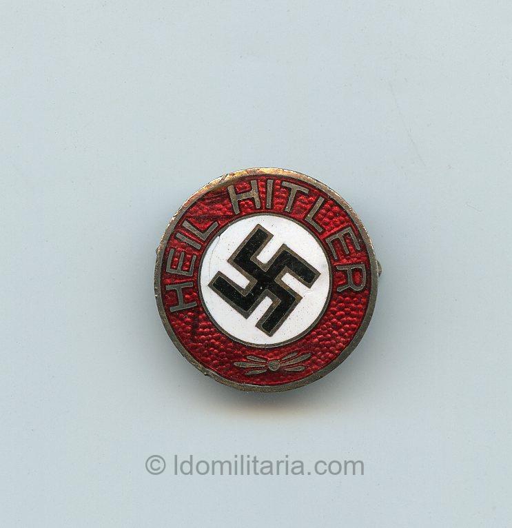 NSDAP Heil Hitler slogan badge
