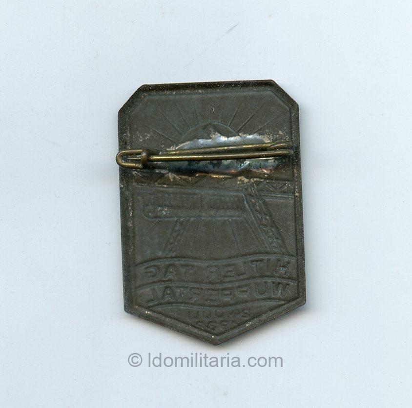 Hitlertag Wuppertal 1932 tinnie - Image 2