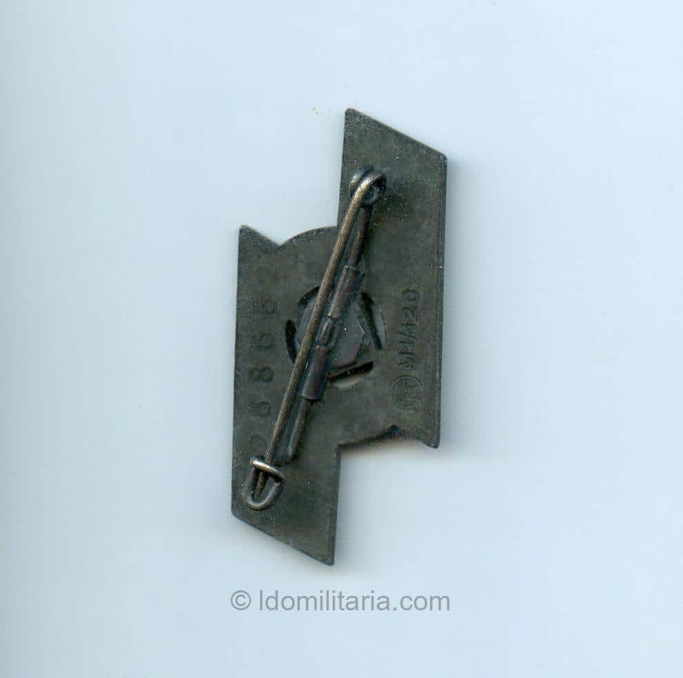 DJ Sports badge in silver - Number 28866 - Image 2