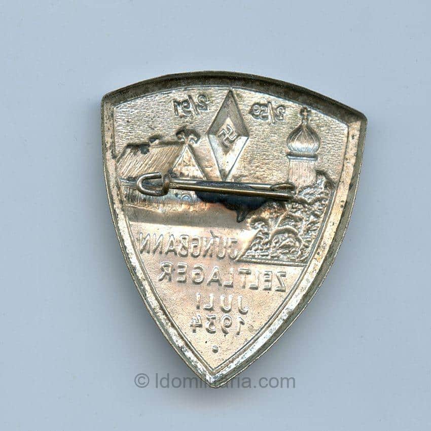 HJ/DJ Jungbann Zeltlager 1934 tinnie - Image 2