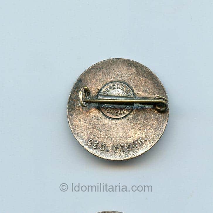 Early NSDAP Membership badge - Deschler & Söhn, München - Image 2