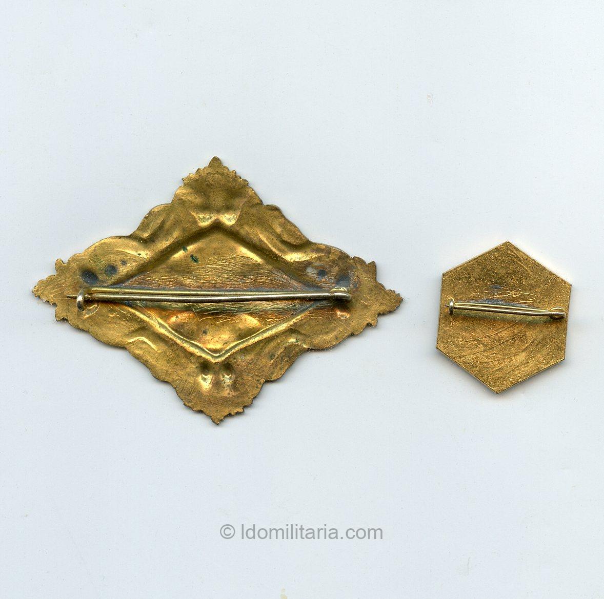 Unique Spanish/Portugese made enamel collaboration badge set - Image 2