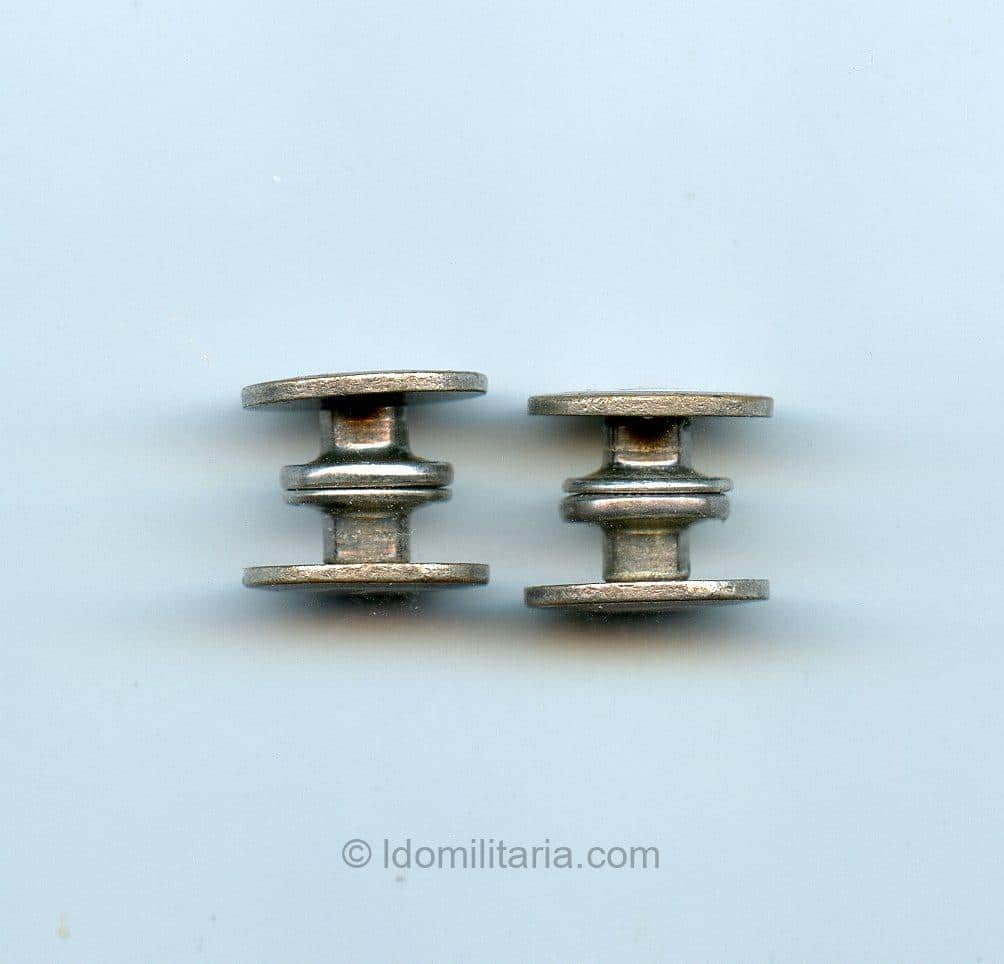 Set of NSDAP Sympathie cufflinks ''Rare press button type'' - Image 3