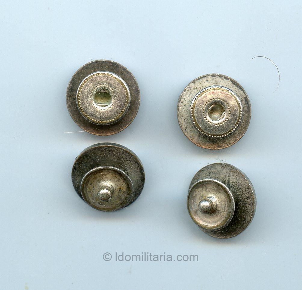 Set of NSDAP Sympathie cufflinks ''Rare press button type'' - Image 4
