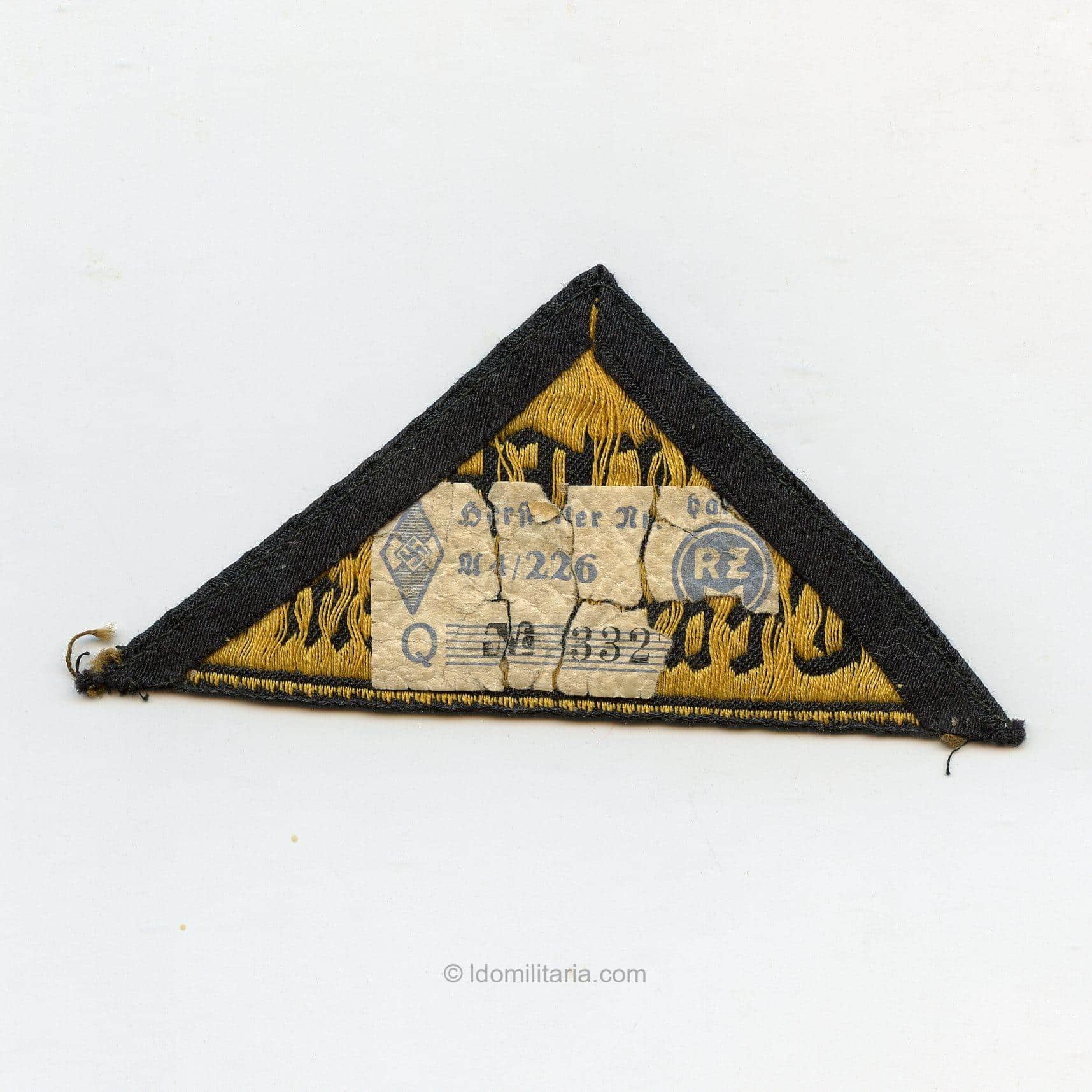 Extremely rare NPEA Oranienstein school triangle - RZM tagged! - Image 2