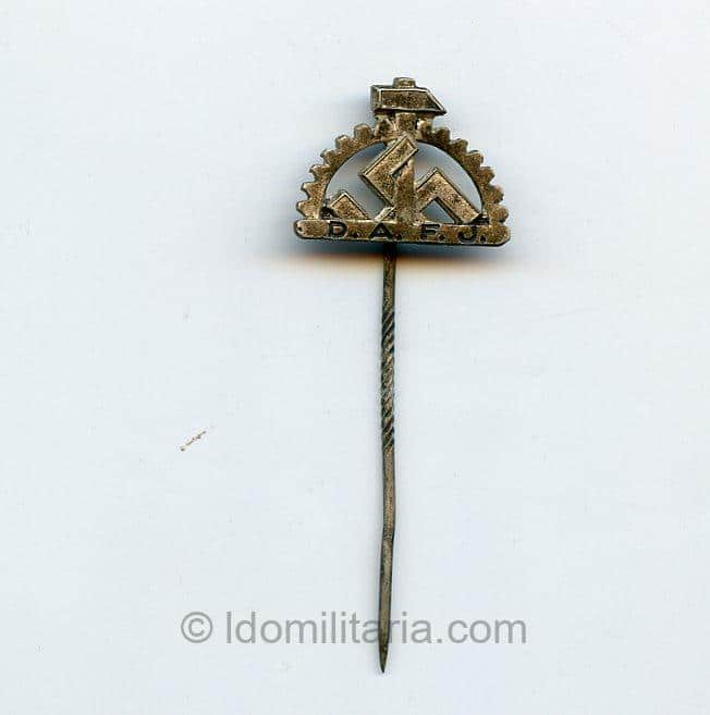D.A.F.J (Deutsche Arbeiter Front Jugend) stickpin - Ferdinand Höfstatter, Bonn