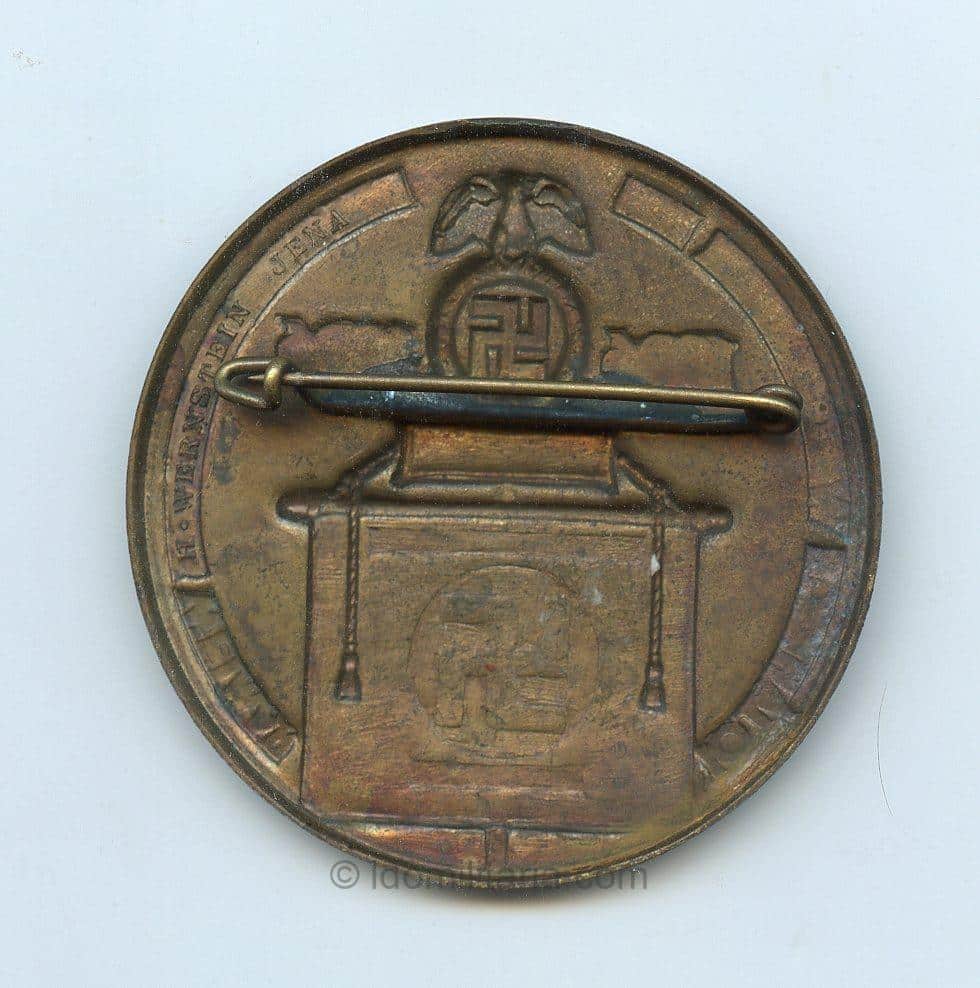 Reichsparteitag Thüringen 1926-1936 Deutschland Erwache tinnie - Image 2