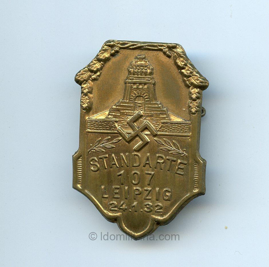 SA Standarte 107 Leipzig 1932 tinnie