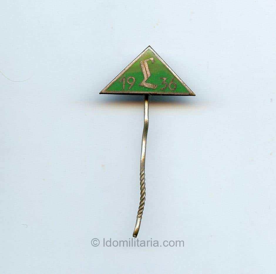 Rare HJ Landjahr 1936 stickpin