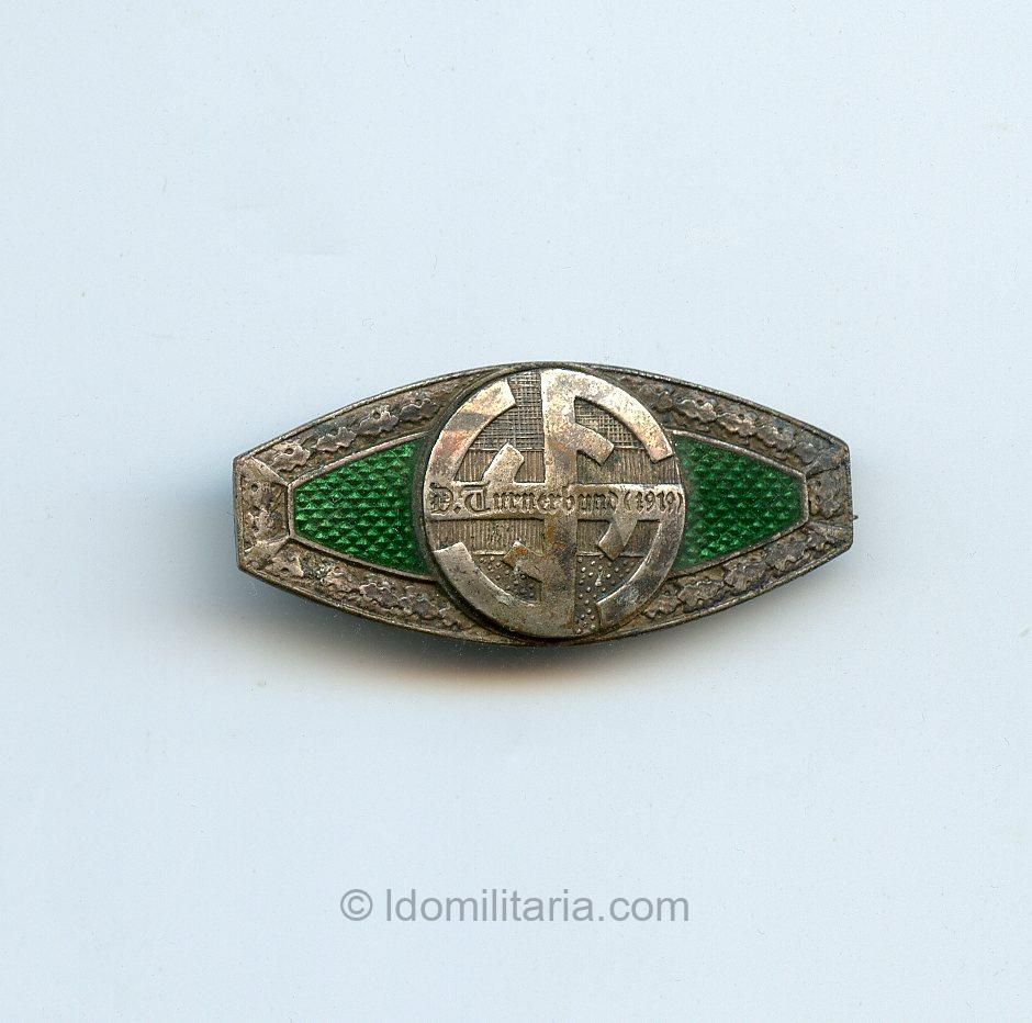 Deutsche Turnerbund Honor Badge - Rudolf Schanes, Wien