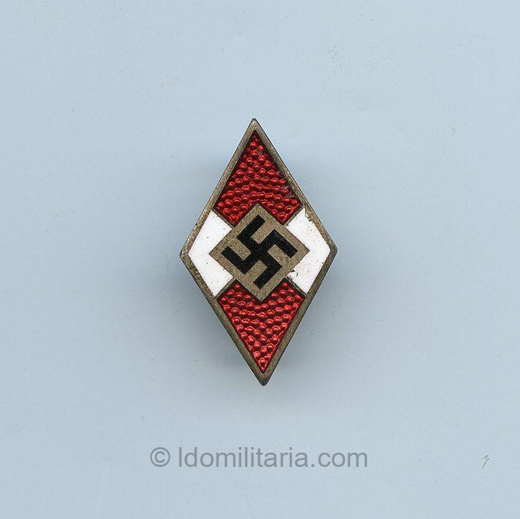 HJ Membership badge - Fritz Zimmerman, Stuttgart