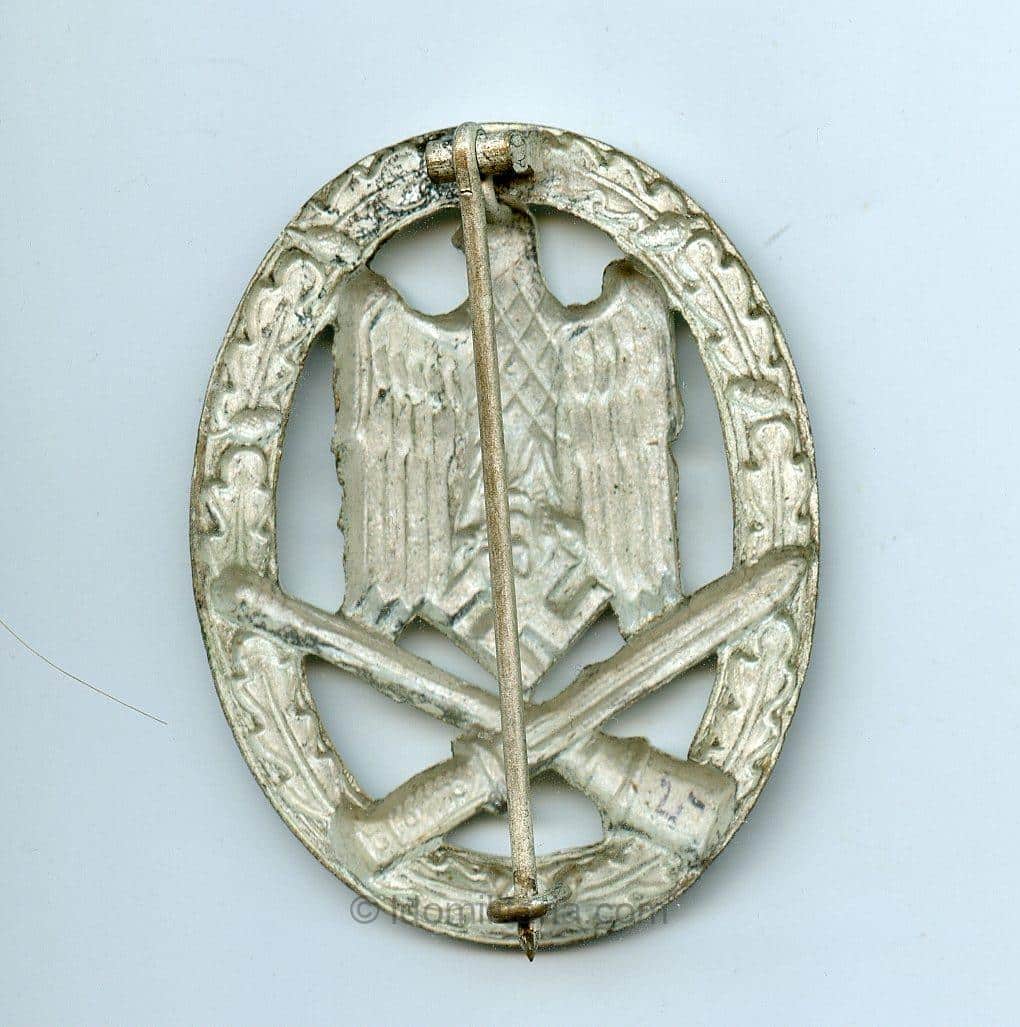 General assault badge in silver - Hymmen & Co., Lüdenscheid - Image 2
